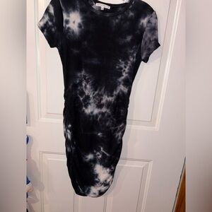Antistar Black and White Tie-Dye Shirt